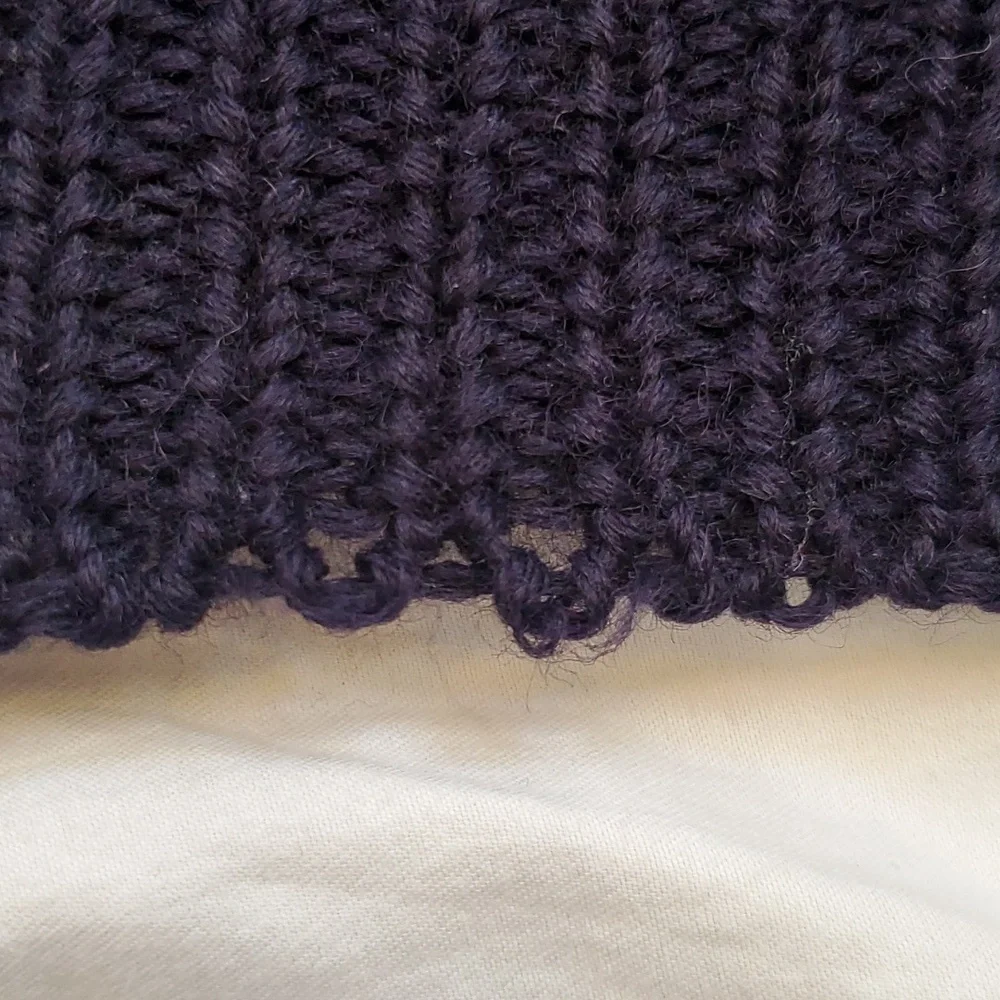 Brooks Brothers Sweater Size XL Navy Blue Heavy Ribbed Pure Wool Sweater *read*